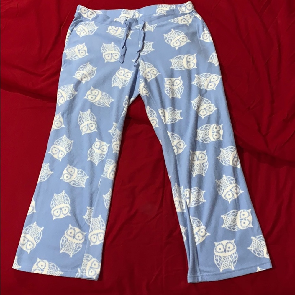 Fuzzy pajama pants